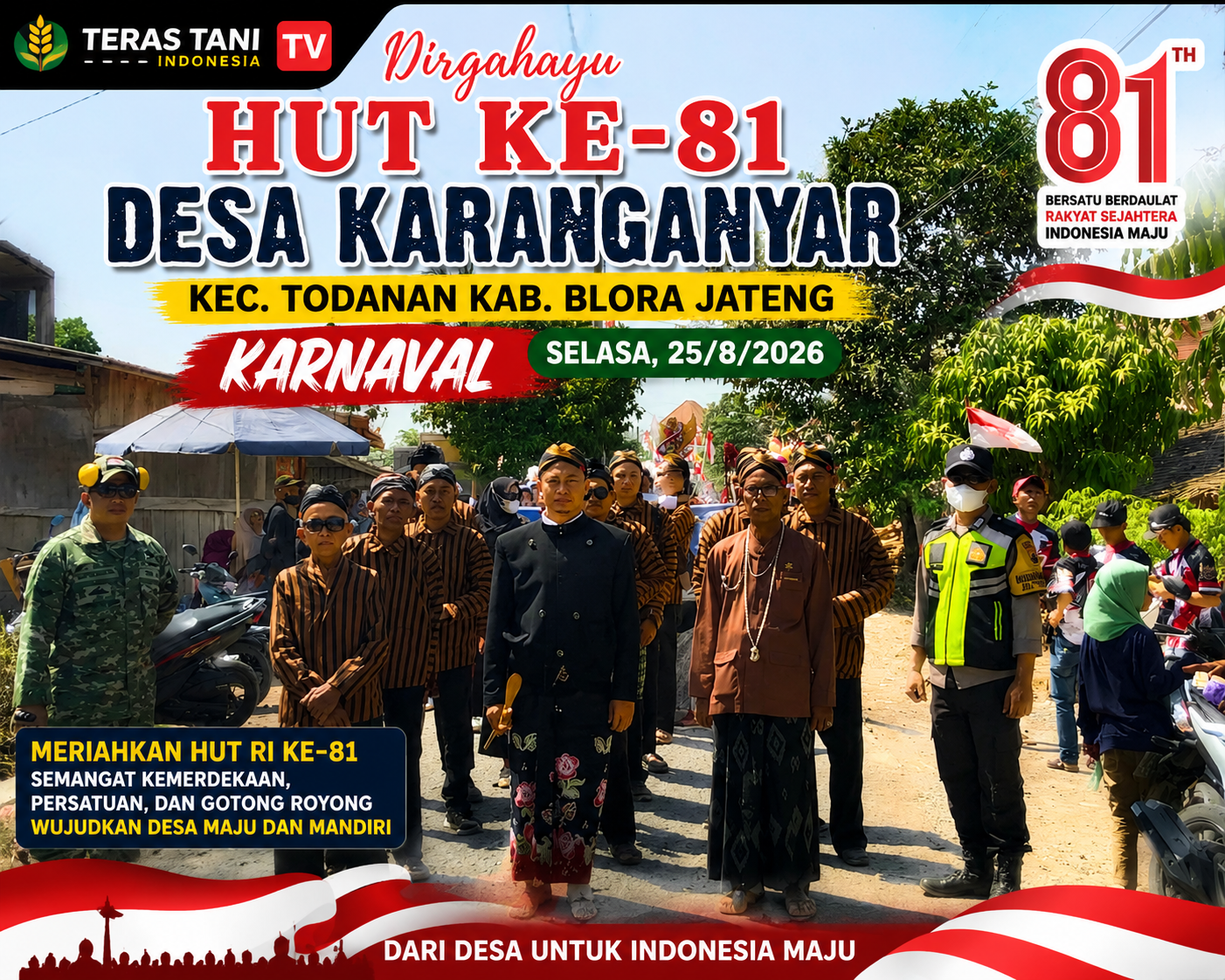 HUT RI KE 81 DESA KARANGANYAR TODANAN BLORA