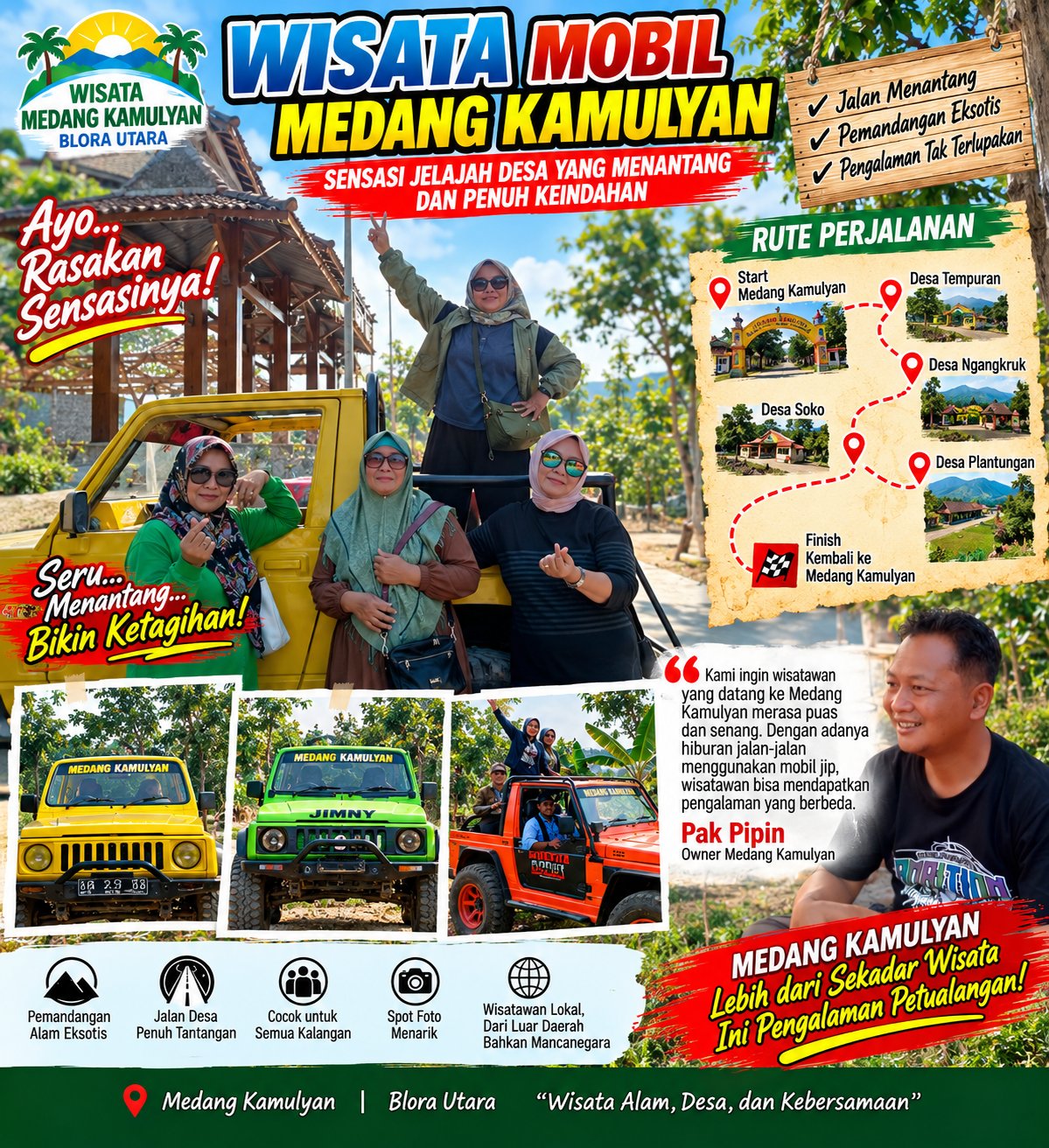 WISATA MOBIL JEEP MEDANG KAMULYAN