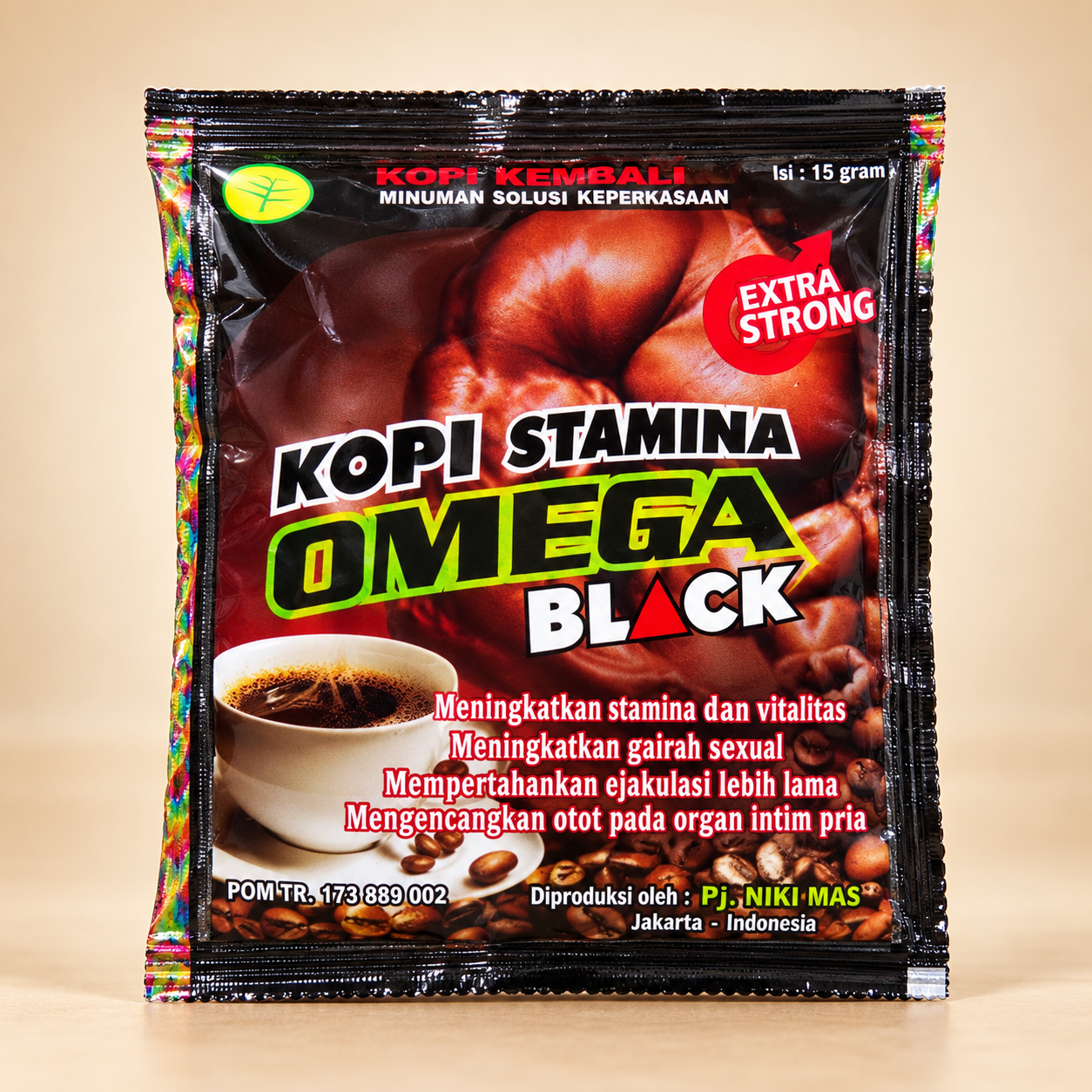 KOPI LELAKI OMEGA BLACK